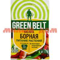 Удобрение БОРНАЯ КИСЛОТА 10гр для плодовых,овощных,цветочных и ягодных культур пакет GB 04-425