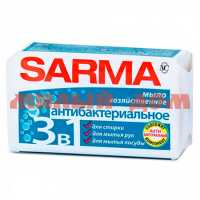 Мыло хоз САРМА 140гр спец в/упак (антибактериальн эффект) 11148 сп=4шт/спайками