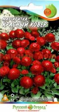 Семена цветы МАРГАРИТКА Красный ковер 703172(Г) НК.ЛТД