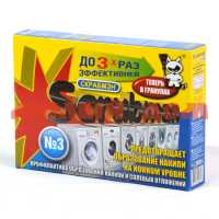 Антинакипин SCRABMAN 750гр для стиральных машин №3/00270