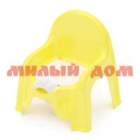 Горшок детский стульчик св желтый М1328