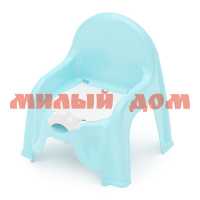 Горшок детский стульчик голубой М1326