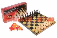 Игра Настольная Шашки шахматы нарды 3в1 30*30 №536138