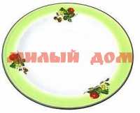Блюдо эмаль 3л декор на дне С0810.Д /Новосибирск