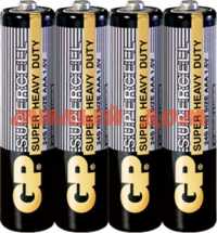 Батарейка GP мизинч 24S-2S4 AAA Supercell солевая сп=4шт/цена за спайку/шк3582