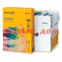 Бумага офисная F4 MAESTRO 500л color канар-желтая 80г/м2 МС-80-39 CY39 053214 сп=5