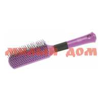 Расческа для волос DEWAL BEAUTY Индиго массажная с пластик штифтом прямоуг DBIN9543 шк6692