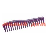 Расческа для волос DEWAL BEAUTY Гребень волна фиолетовый 18см сп=12шт 6260 шк0956