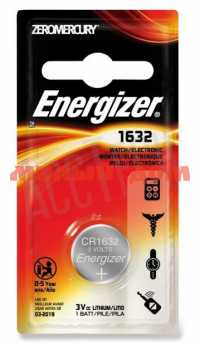 Батарейка таблетка ENERGIZER CR1632 E300164000 ш.к1553
