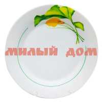 Тарелка обеденная 24,5см Калла декор керам DP-04