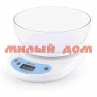 Весы кухонные эл HOMESTAR HS-3001 5кг белые 002661