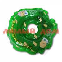 Круг для купания на шею надувн зеленый BS21G ш.к.5417