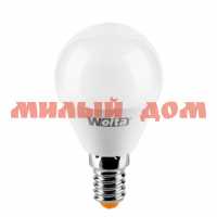 Лампа светодиодная Е14 6Вт WOLTA LED 4000К 25S45GL6 E14 ш.к 3112