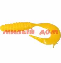 Твистер MANNS 5см желтый 2AG-02-20 сп=20шт/цена за штуку/спайками