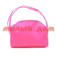 Косметичка К-9 В (шитье) сумочка с ручками нейлон 13*6*h7 Розовая