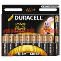 Батарейка пальчиков DURACELL Basic алкалиновая AA 1,5V LR6 18шт 81422449,81483682/цена за штуку 7519