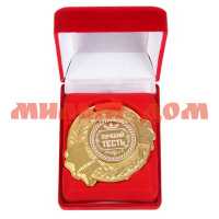 Сувенир Медаль в бархатной коробке Лучший тесть 1207907