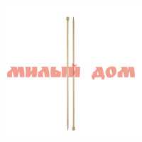 Спицы для вязания GAMMA прямые BL2 d=3мм 36см бамбук