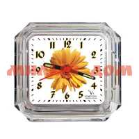 Часы БУДИЛЬНИК Б2-006 Оранжевый цветок