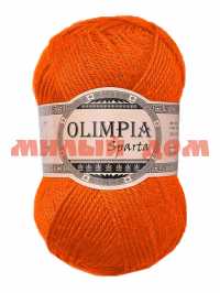 Пряжа OLIMPIA Sparta 100г 100%акрил IR4 оранжевый 131482 сп=5шт цена за шт СПАЙКАМИ