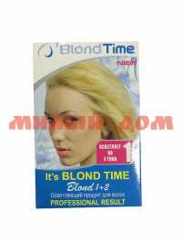 Осветлитель д/волос Б BLOND1 2марки BLOND TIME гель осветлитель  окислитель 12%