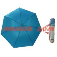 Зонт механический R=46см голубой 653096