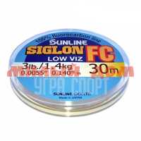 Леска флюорокарбон Sunline SIGLON FC 30m Clear 0.100mm 0.7kg 64853