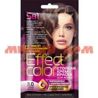 Краска для волос EFFECT COLOR 50мл крем тон 3.0 Темный каштан 4912