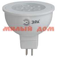 Лампа светодиод GU5.3 8Вт софит ЭРА LED smd MR16-8w-827 3000К ш.к.6179