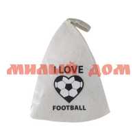 Шапка для бани HOT POT I love football 41231