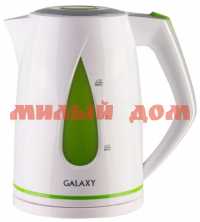 Чайник эл 1,7л GALAXY диск GL0201 2200Вт зеленый