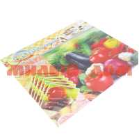 Салфетка пластик Овощной микс 3D 6 6 820-866