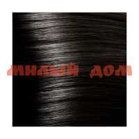 Краска для волос KAPOUS HYALURONIC ACID 100мл HY3.00 темно-коричневый интенсивный гиалур