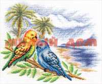 Набор для вышивания PANNA ПТ-0856 Волнистые попугайчики