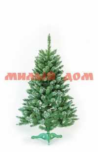 Ель искусственная 1,5м Рождественская зеленая с инеем ножка пластик короб картон ш.к.2098