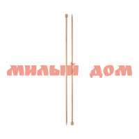 Спицы д/вязания GAMMA прямые BL2 d=2,5мм 35-36см бамбук