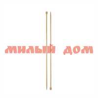 Спицы д/вязания GAMMA прямые BL2 d=3мм 35-36см бамбук