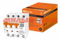 Автоматический выключатель дифференциалтного тока АВДТ 63 4Р С25 30мА SQ0202-0018