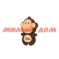 Флешка USB 4 Gb Mirex MONKEY BROWN обезьянка 1803005