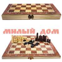 Игра Настольная РЕМЕКО Шахматы шашки нарды 30*15,5*3,5см 241716