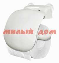 Держатель для туалетной бумаги пластм белый 1600/06