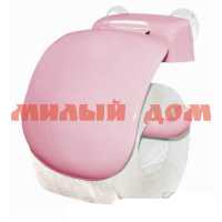 Держатель для туалетной бумаги пластм розовый 1600/09