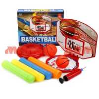 Набор для баскетбола напольный пласт 106см щит мяч ш.к.0590