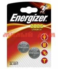 Батарейка таблетка ENERGIZER 2025 д/калькул и пульта на листе 2шт/цена за лист BP2 3013