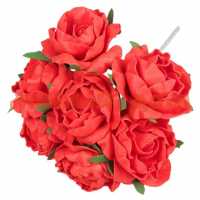 Аксессуары для свадьбы Букет Объёмный цветок красный 2952448