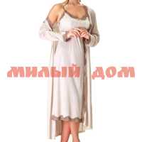 Комплект женский (халат сорочка) 9008В 13 розовый р164-170,100-108
