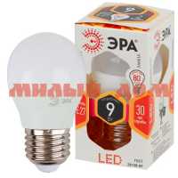 Лампа светодиод ЭРА LED smd P45-9w-827-E27 ш.к.6771