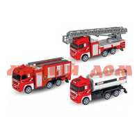 Игра Машина модель 1:60 Fire Crew Пожарная 49448