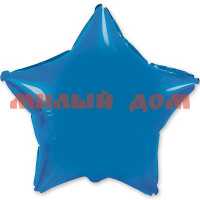 Игра Шар фольгированный Звезда Металлик Blue 18" 1204-0096