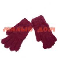 Перчатки женские Самира бордовый 2453168 р 20
